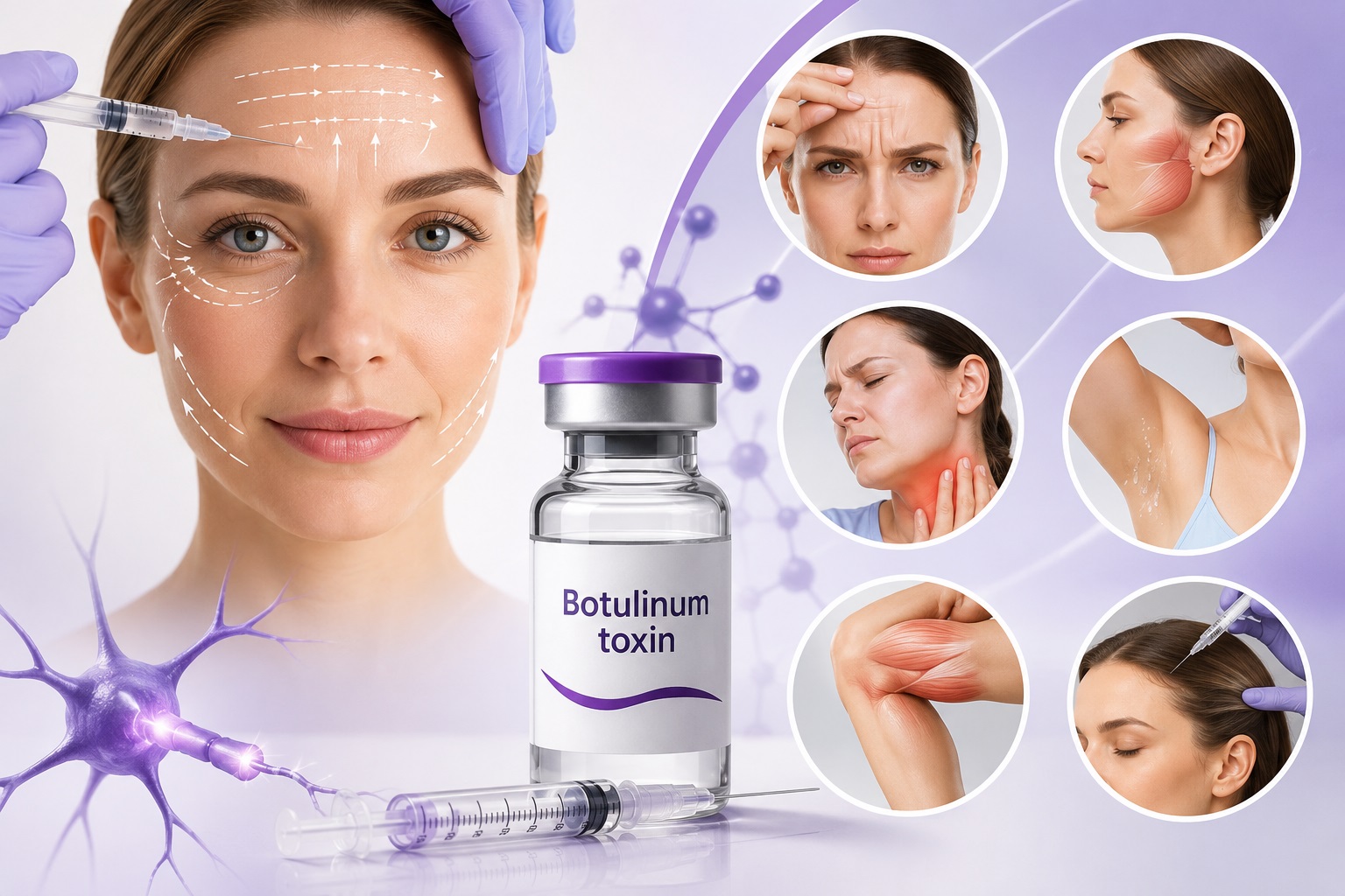 سم بوتولینوم چیست؟ مهم ترین کاربردهای بوتاکس مدیکال
